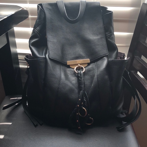 kooba leather backpack